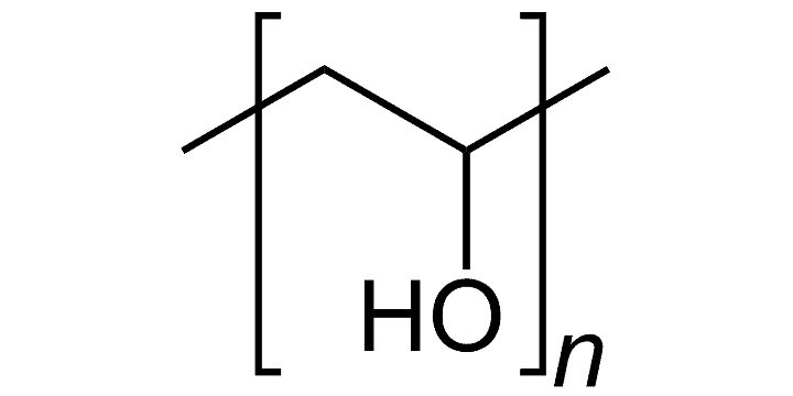 2D Structure of Polyvinyl Alcohol