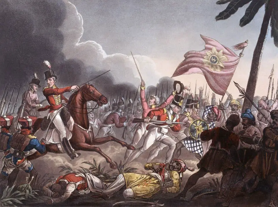 British and Marathas in the War