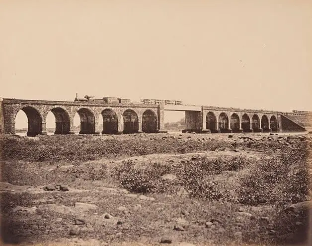 Thane Railway Viaduct in 1855