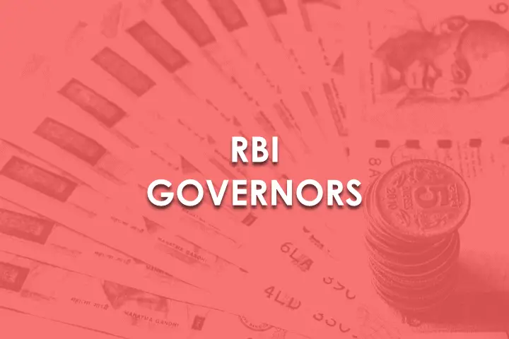 Governors Of The Reserve Bank Of India - RBI Governors List ...