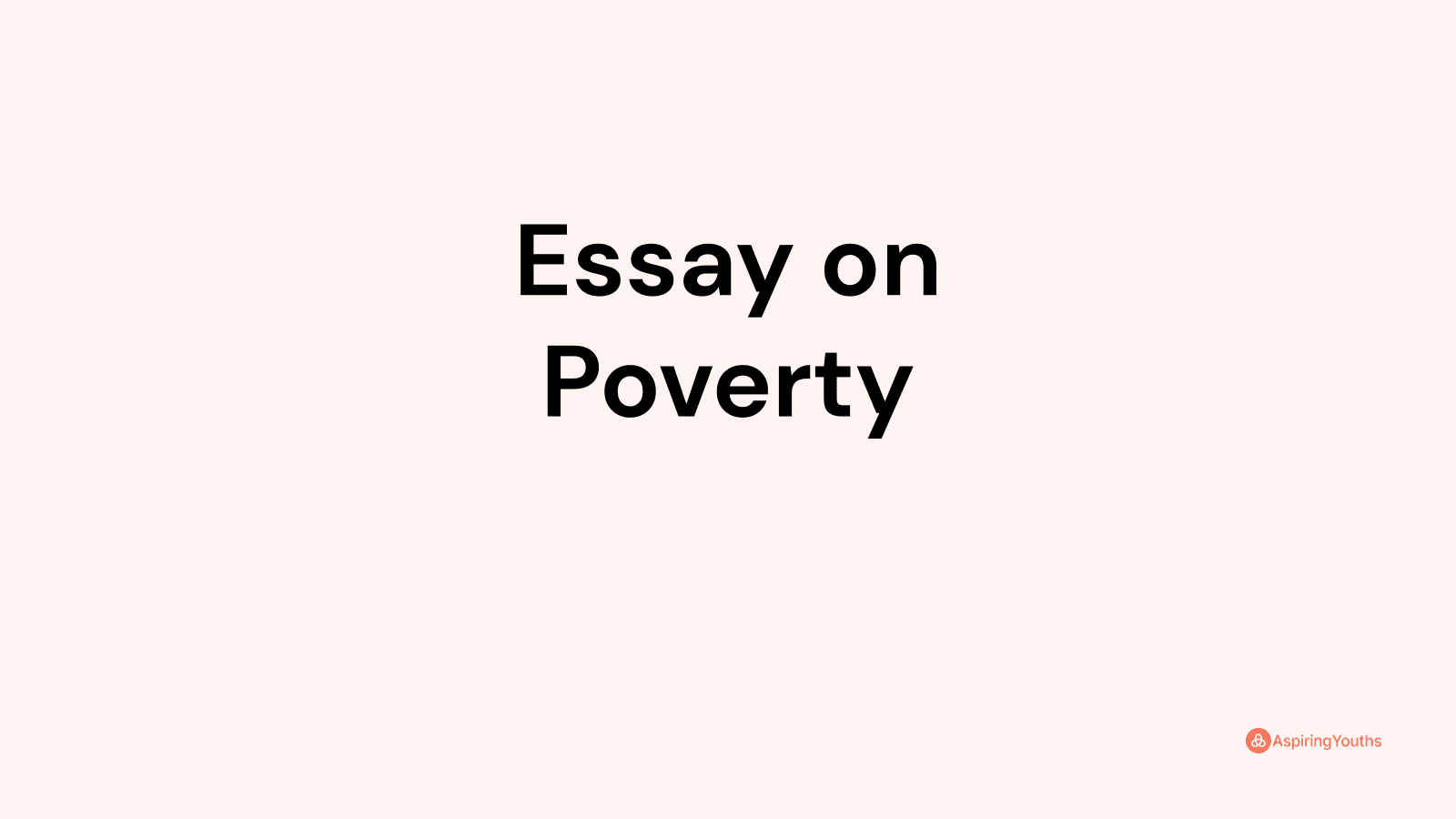 poverty in developing countries essay