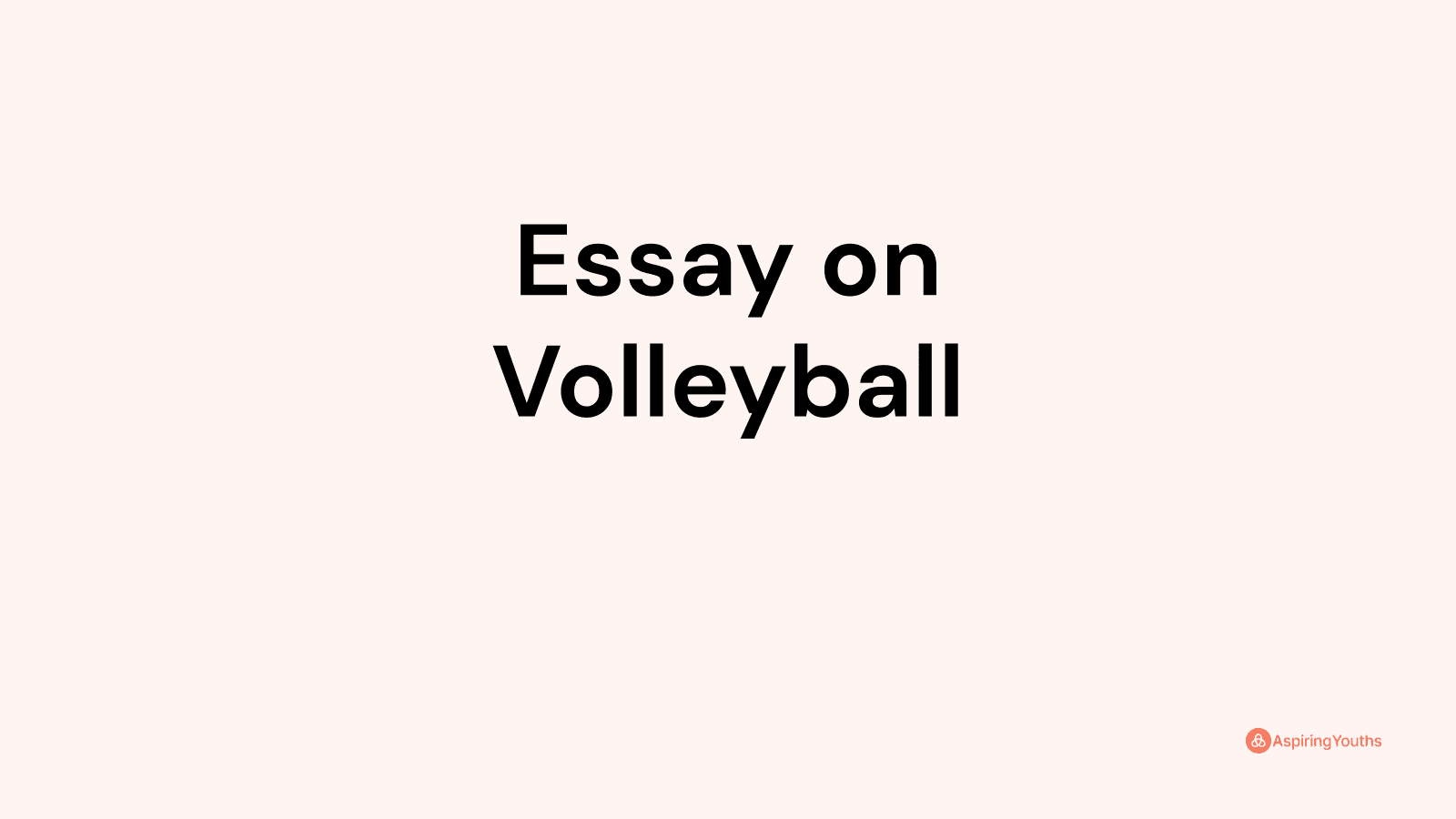 persuasive essay volleyball