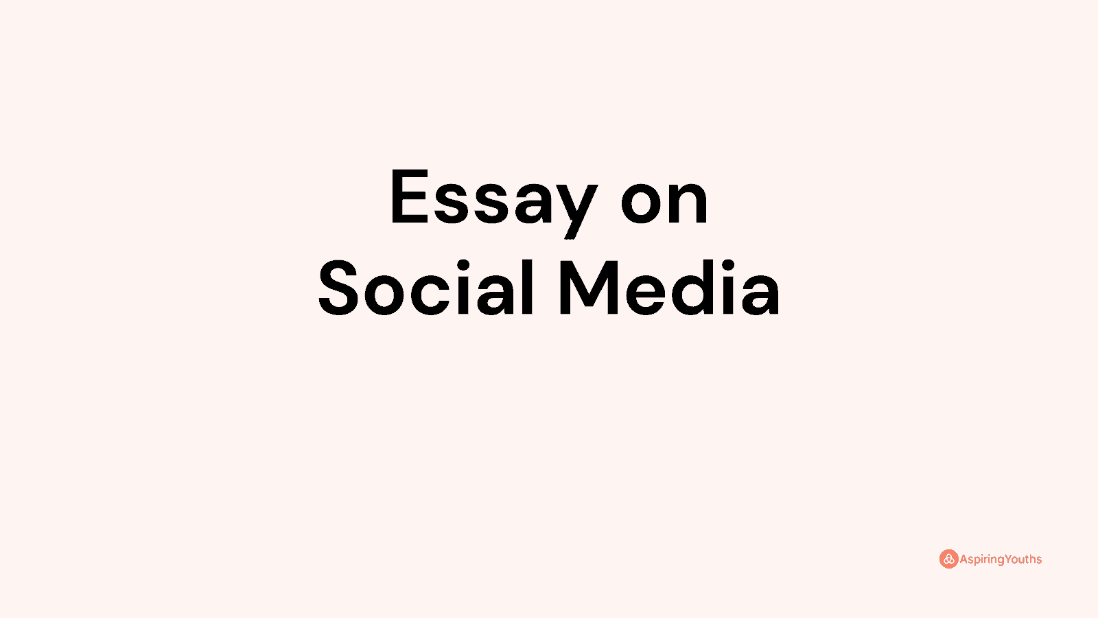 essay on social media communication