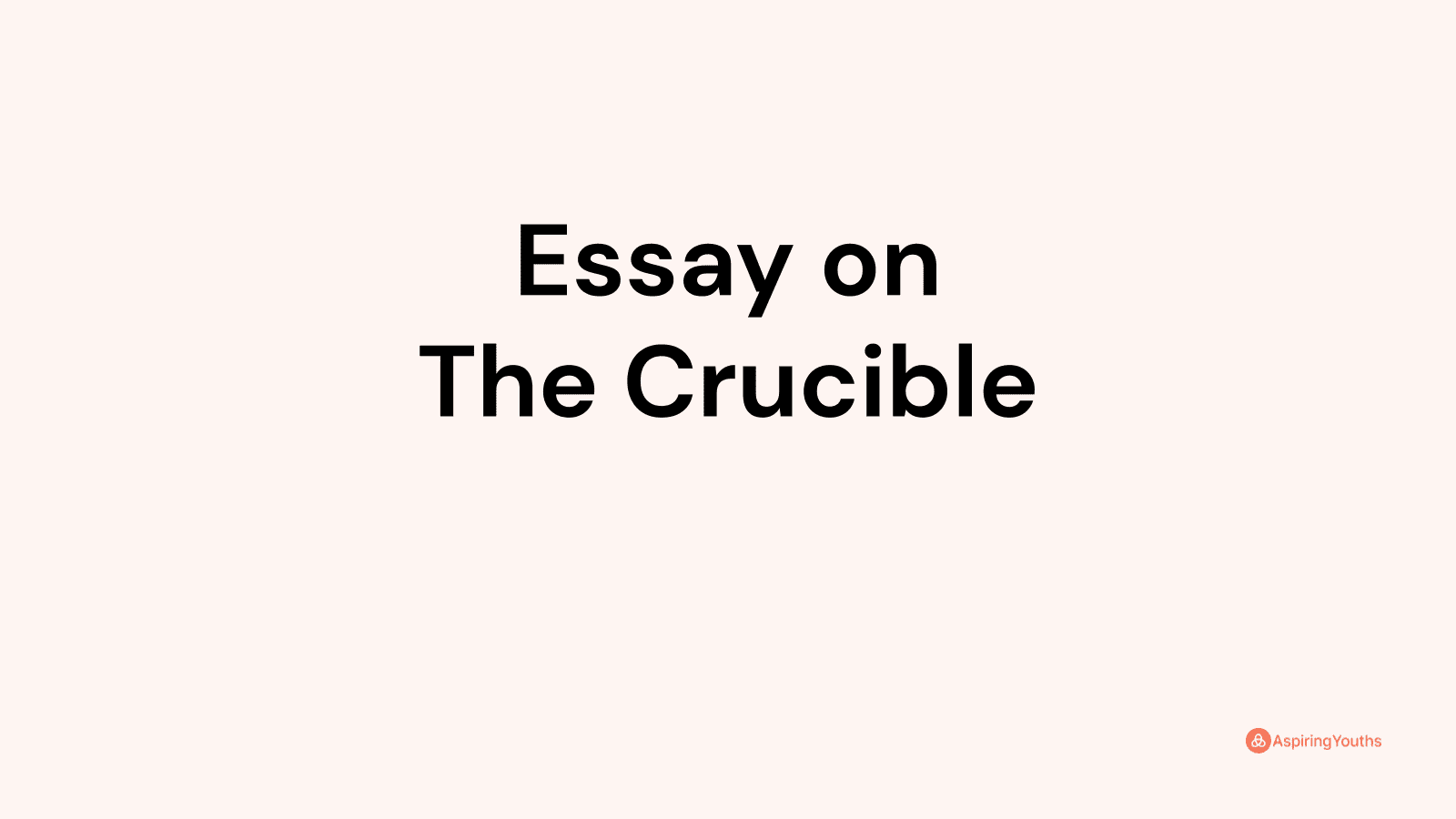 hook for crucible essay