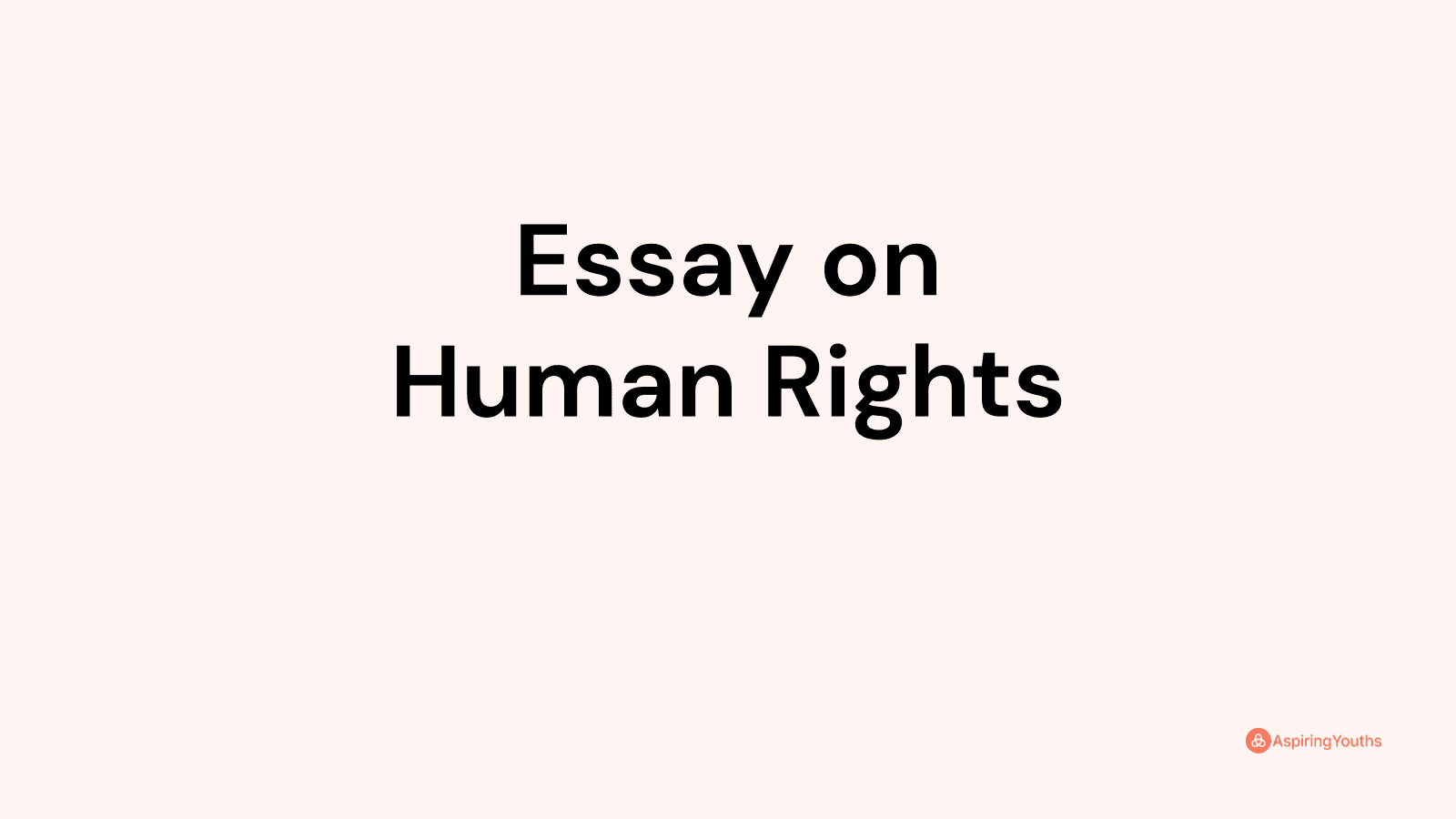 essay-on-human-rights