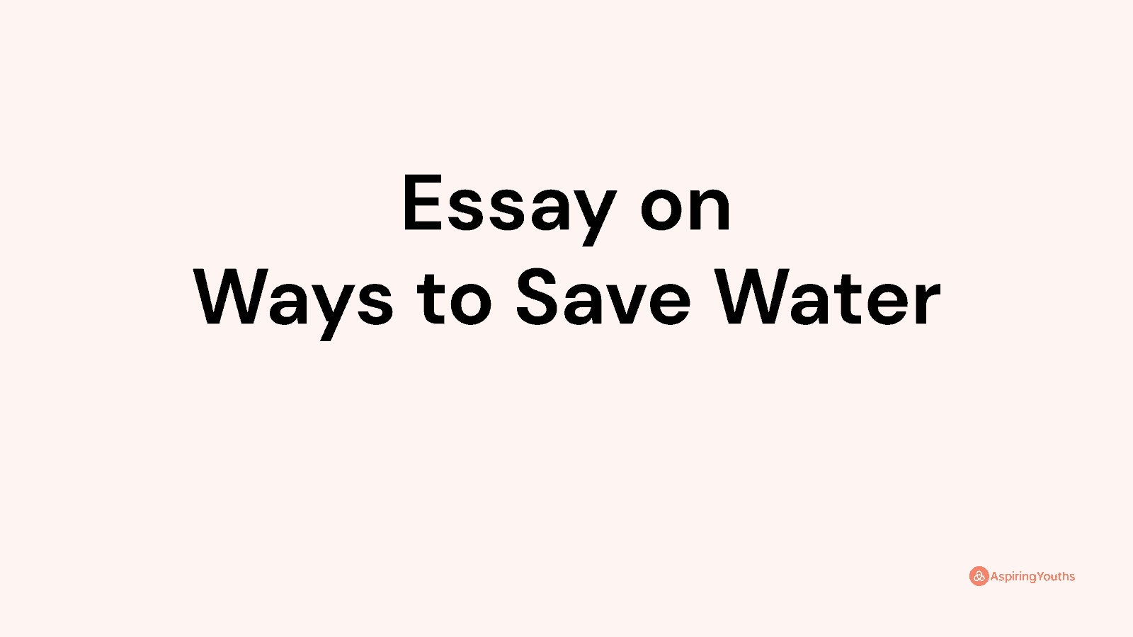 essay-on-ways-to-save-water