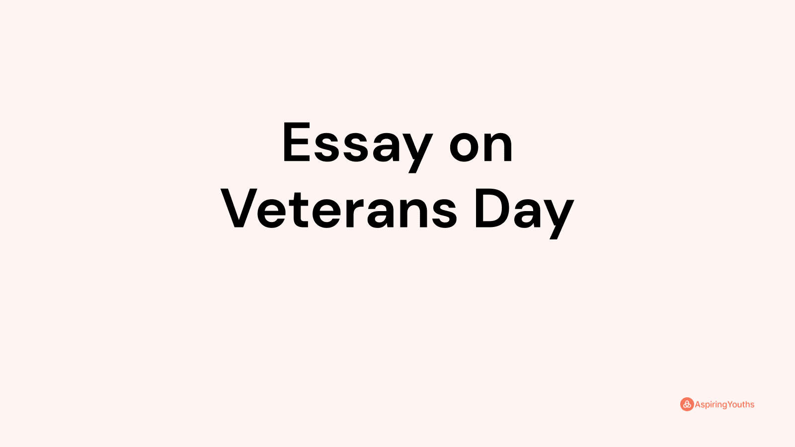 essay topics on veterans