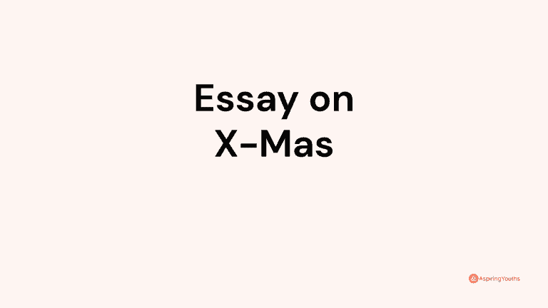 Essay on X-Mas