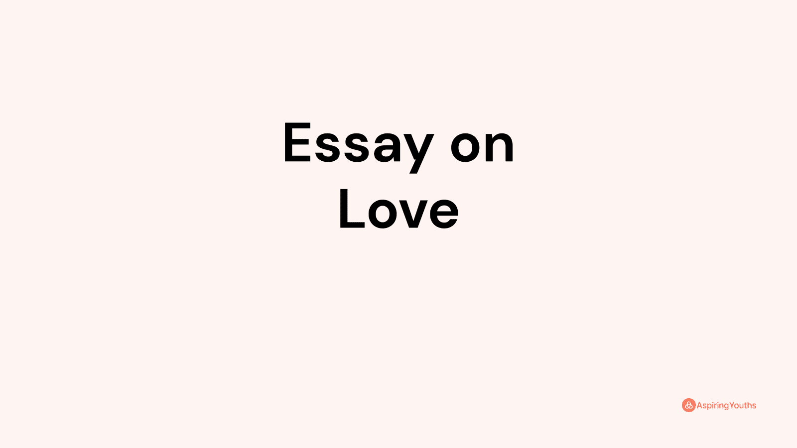 essay-on-love