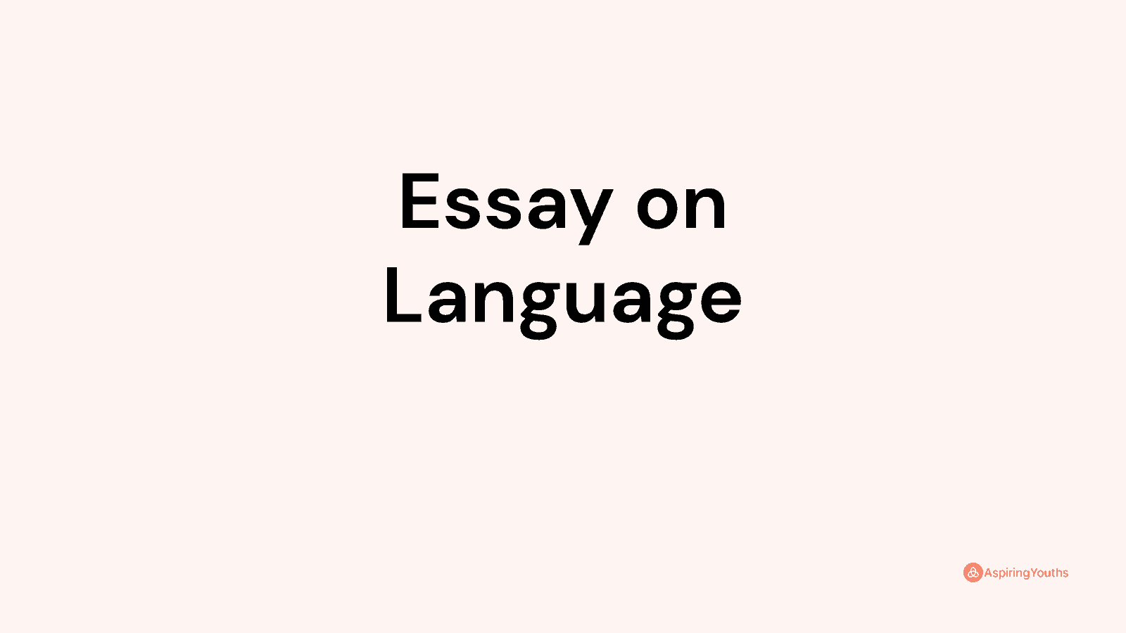 essay-on-language