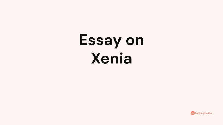 Essay on Xenia