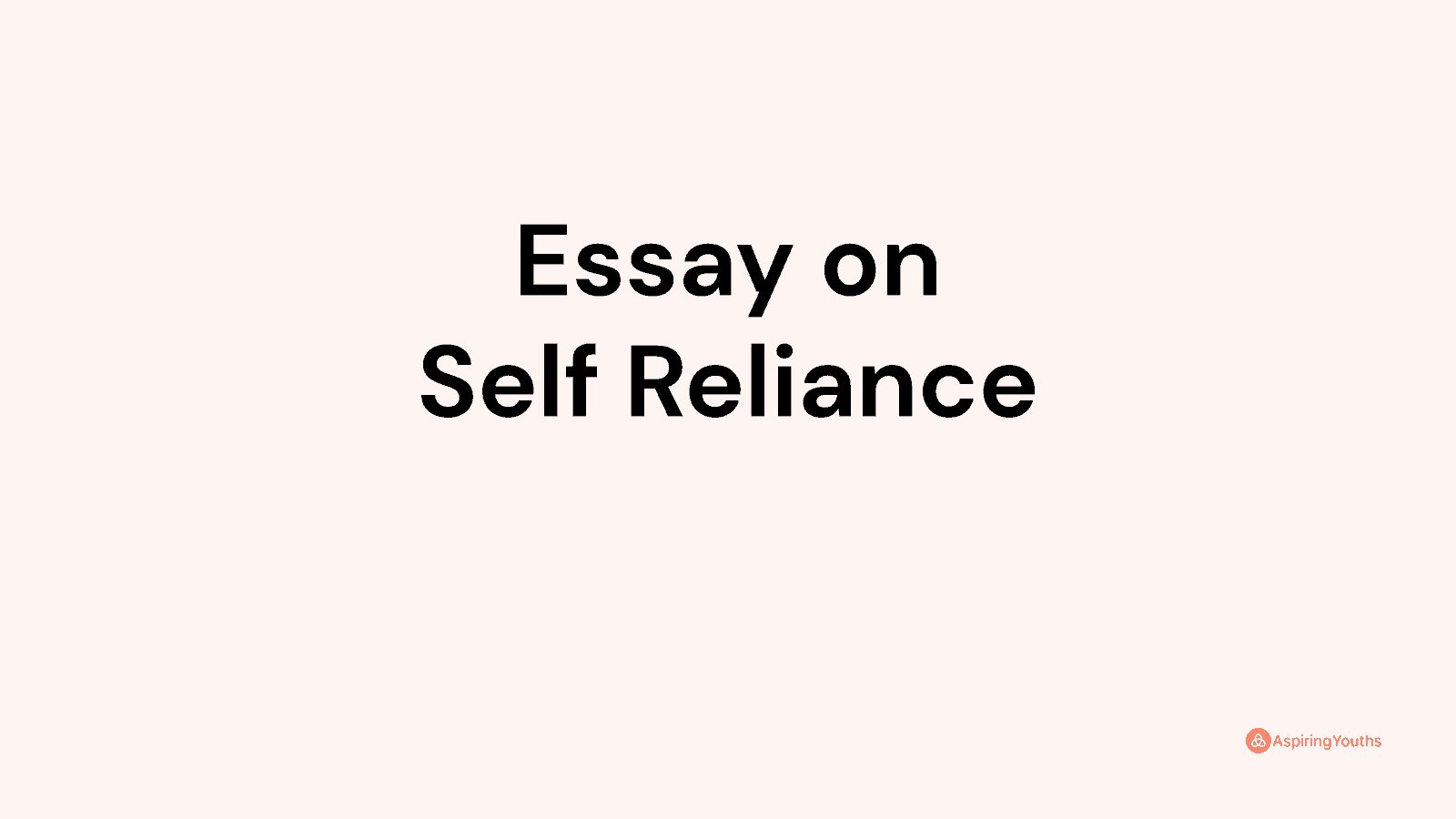 essay-on-self-reliance