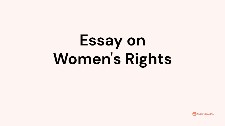 Essay on Women’s Rights