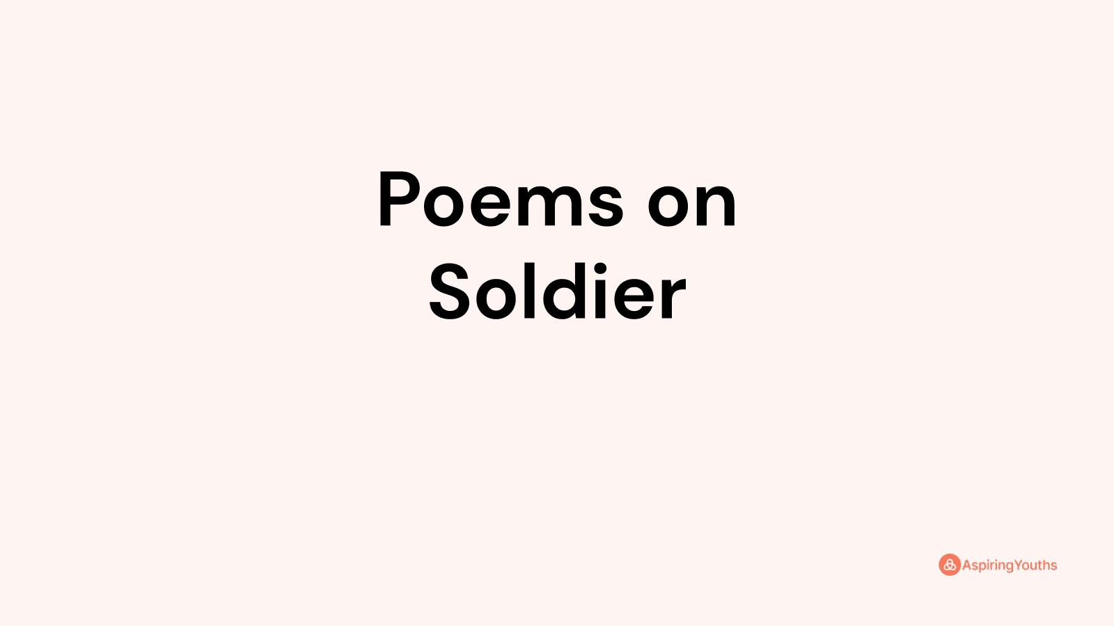 poems-on-soldier