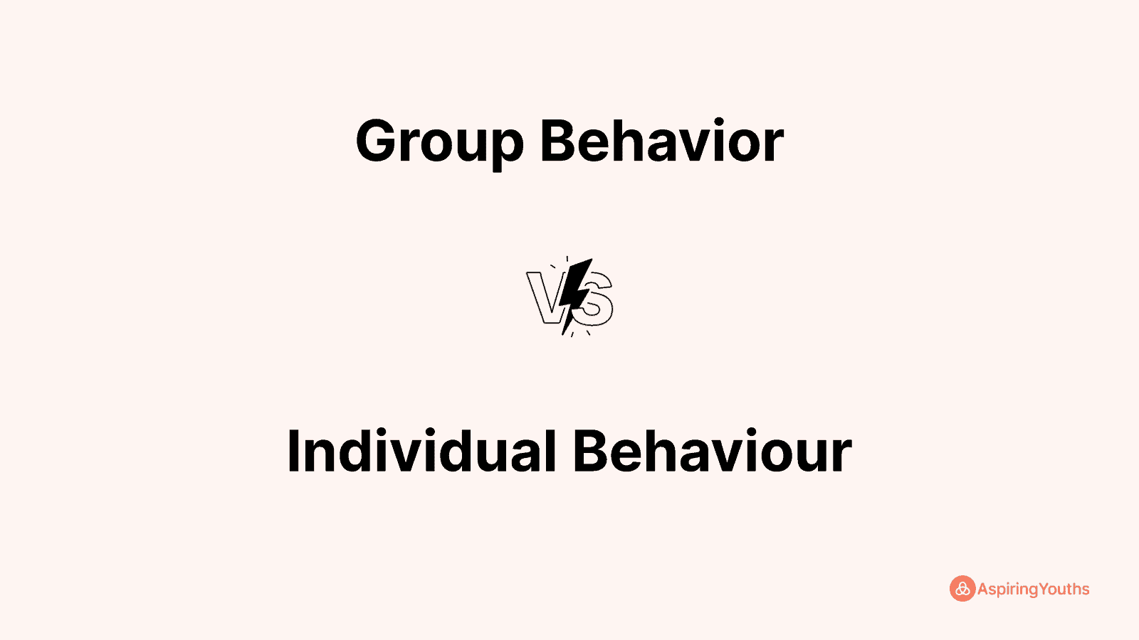 Group Behavior vs Individual Behaviour