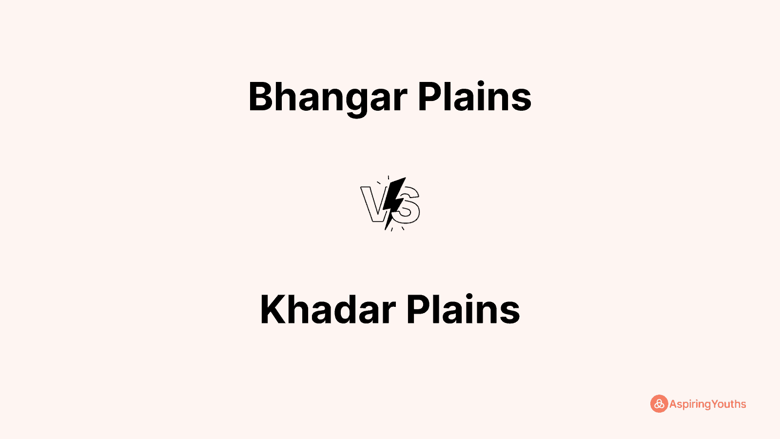 Difference between Bhangar Plains and Khadar Plains