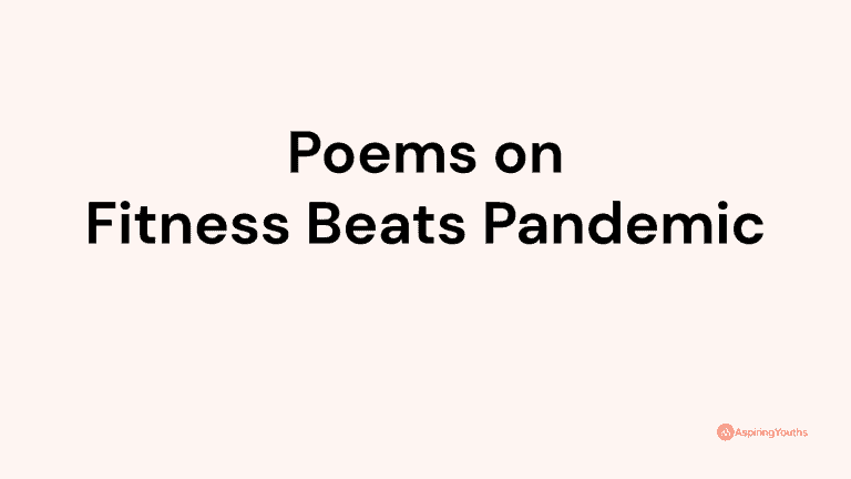 Poems on Fitness Beats Pandemic