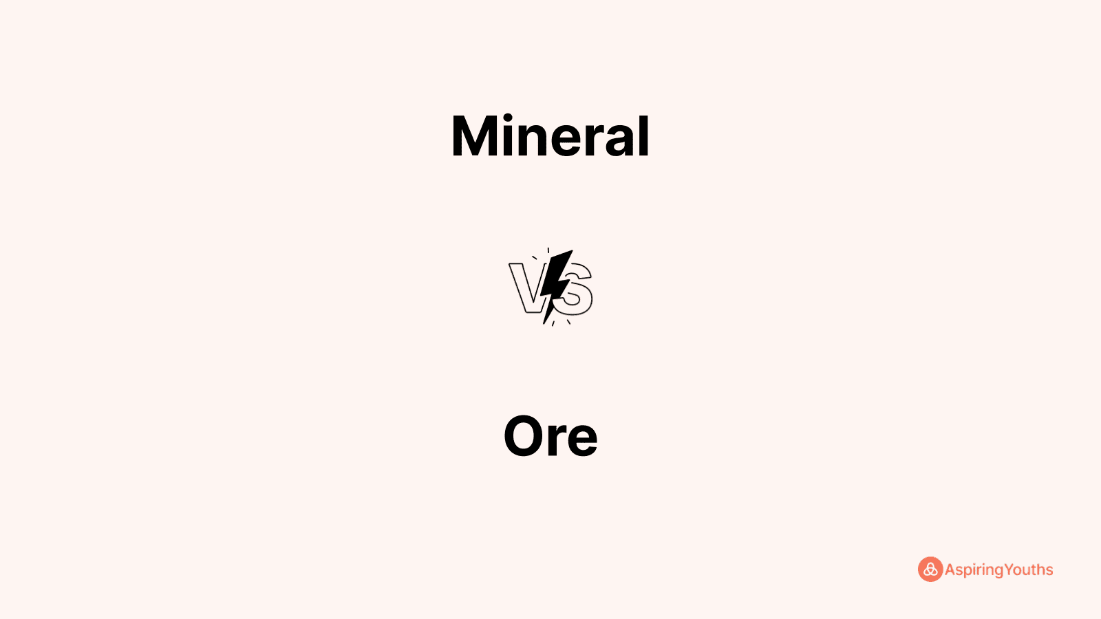 Online Ore Mineral Chart