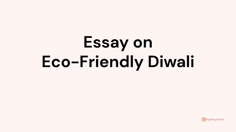 Essay on Eco-Friendly Diwali