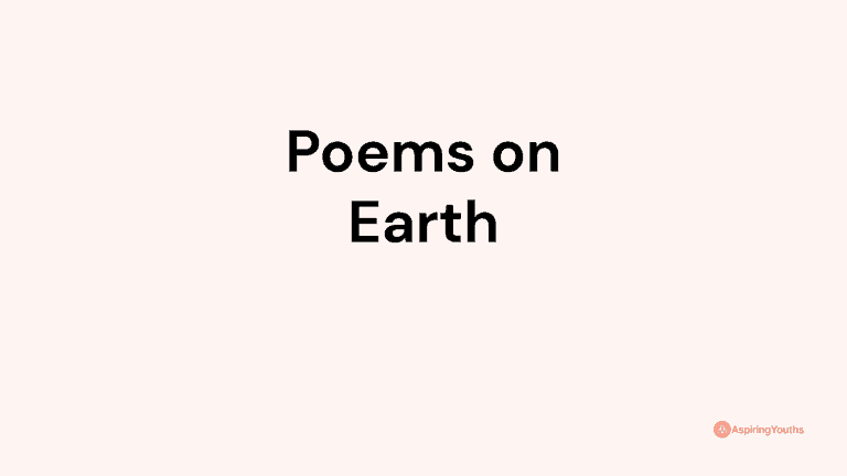 Poems on Earth