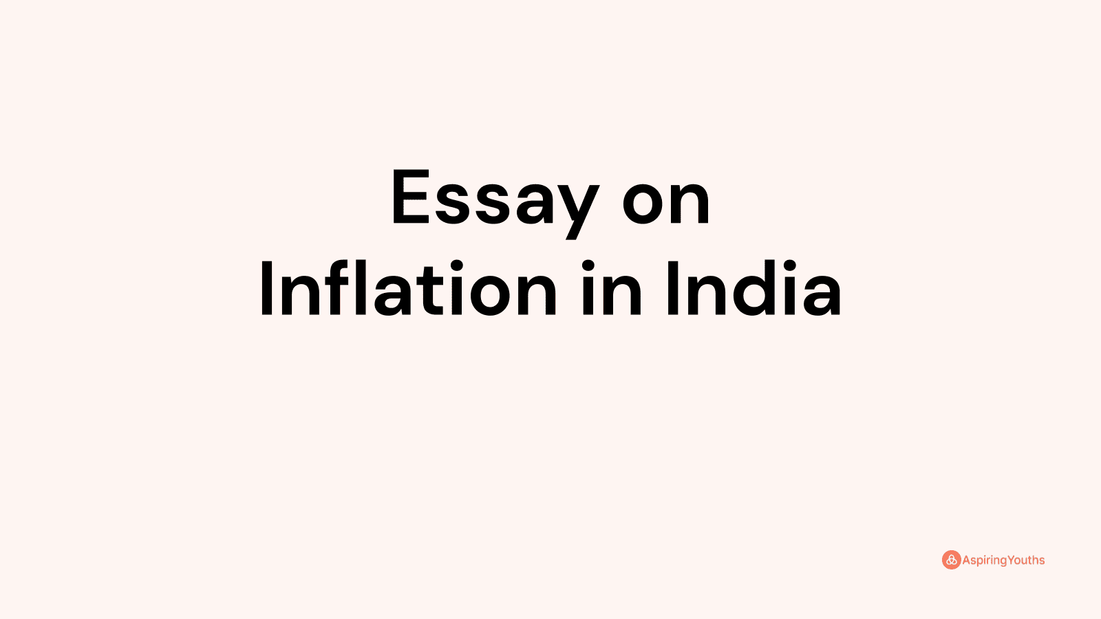 essay on food inflation in india