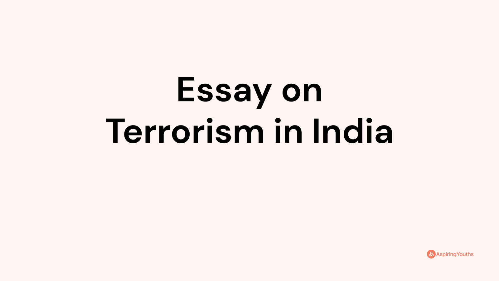 essay on terrorism in telugu