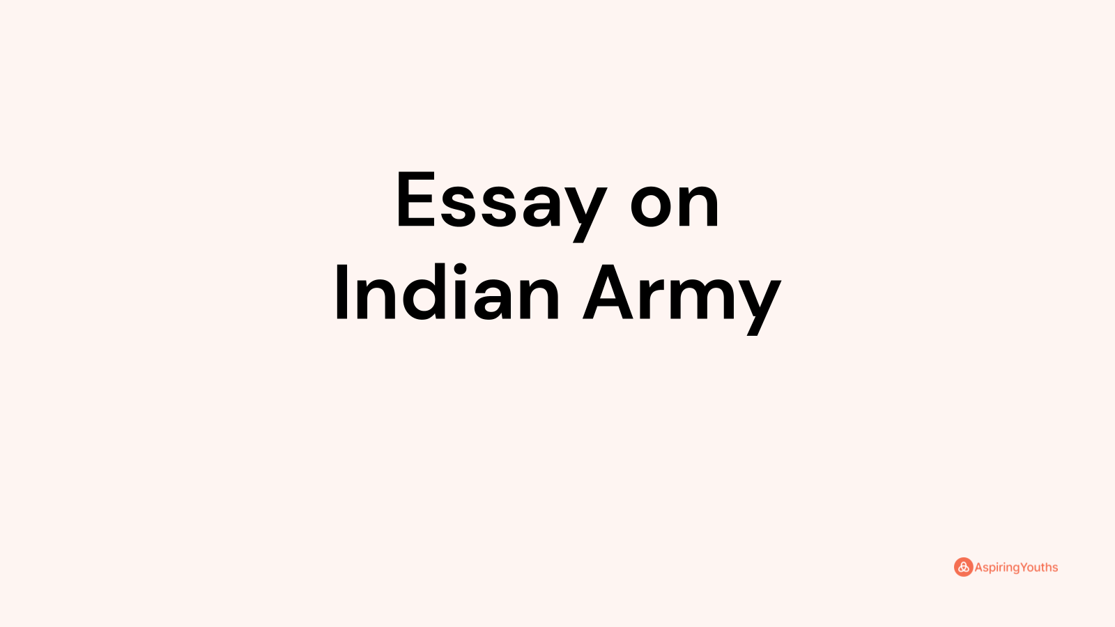 essay-on-indian-army