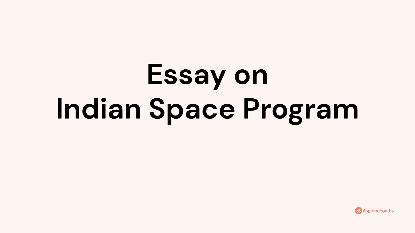 essay on space program of india