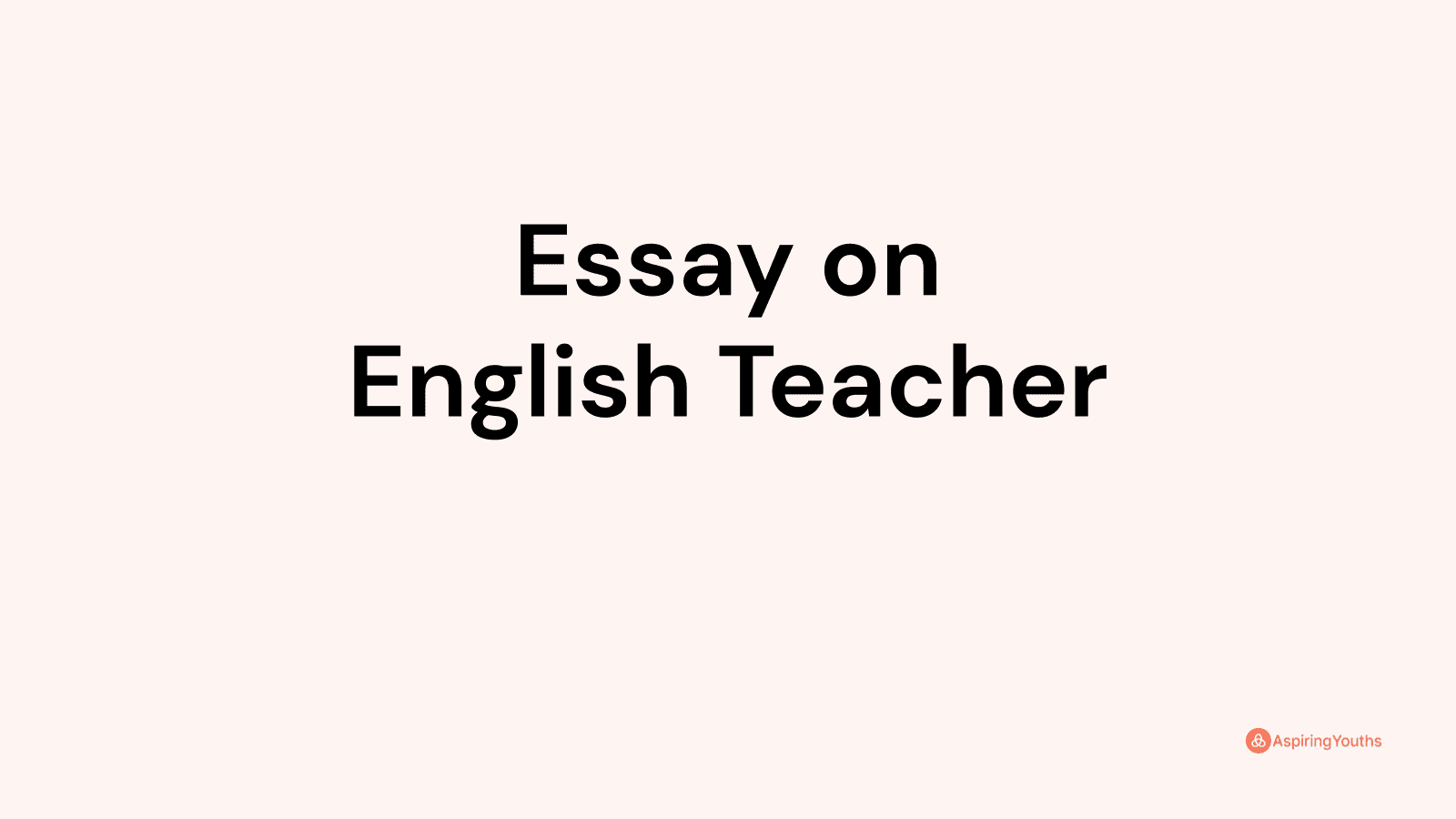 essay-on-english-teacher