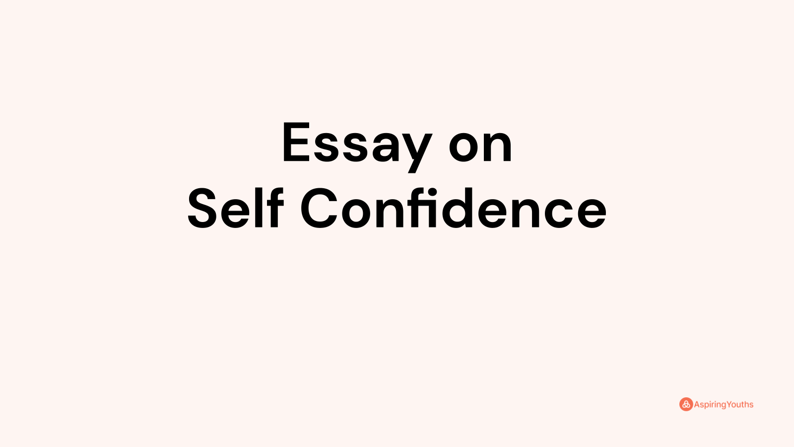 essay-on-self-confidence