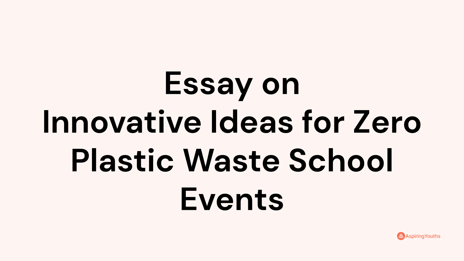 zero waste essay 400 words