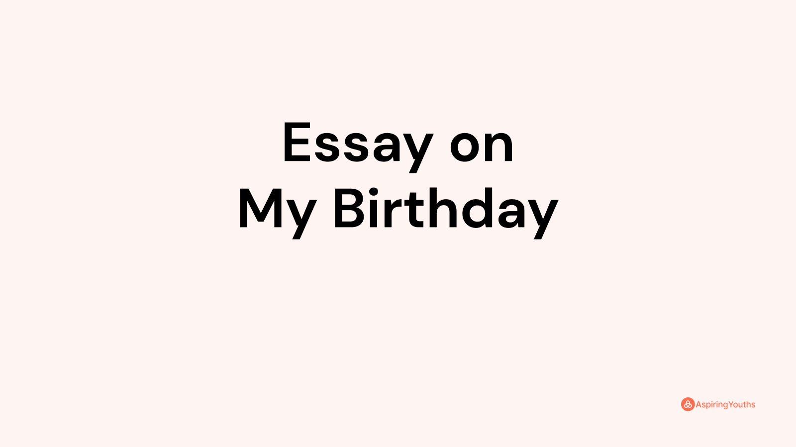 birthday essay in french