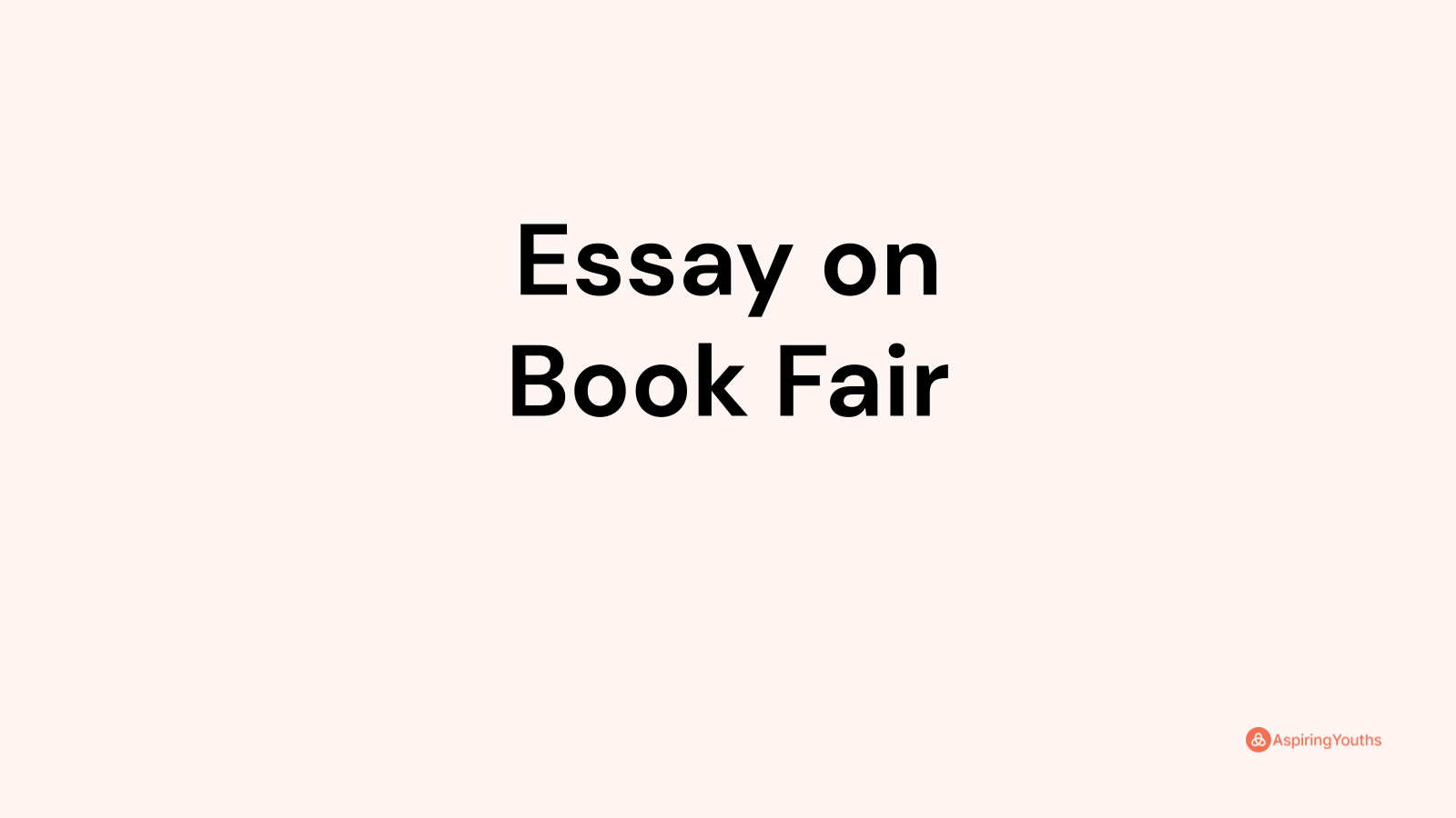 essay on book fair for class 10