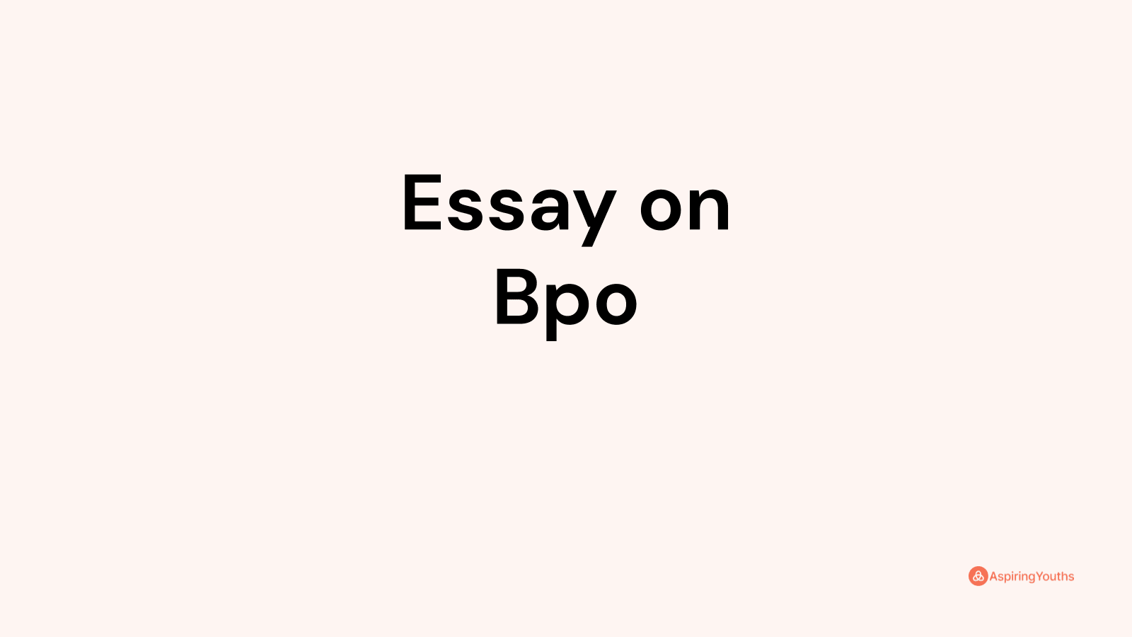 essay exam for bpo