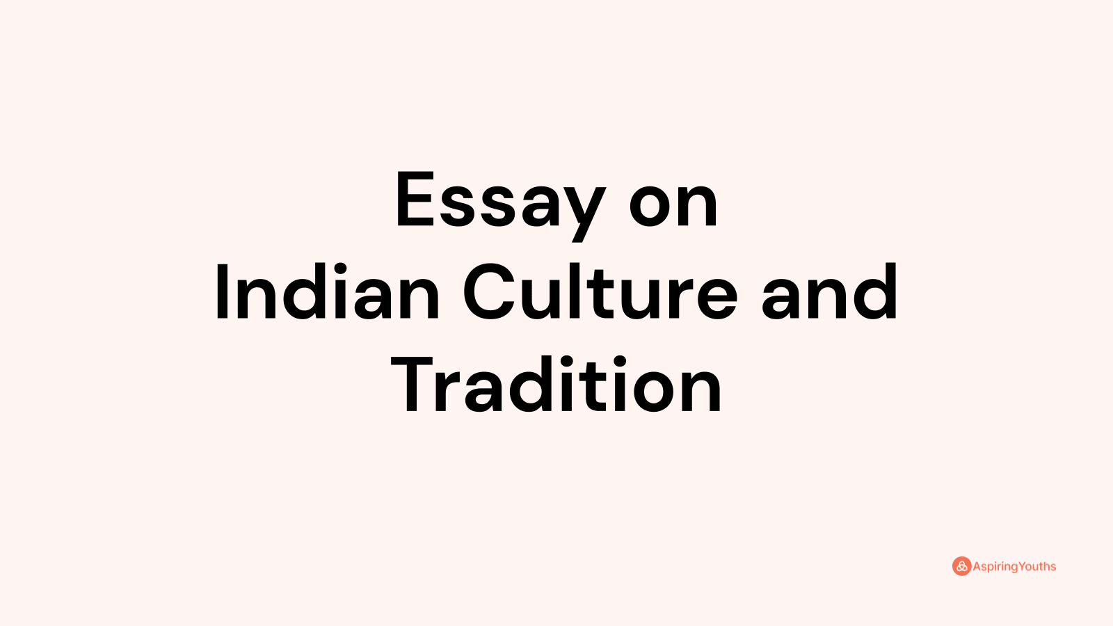 essay on traditional customs