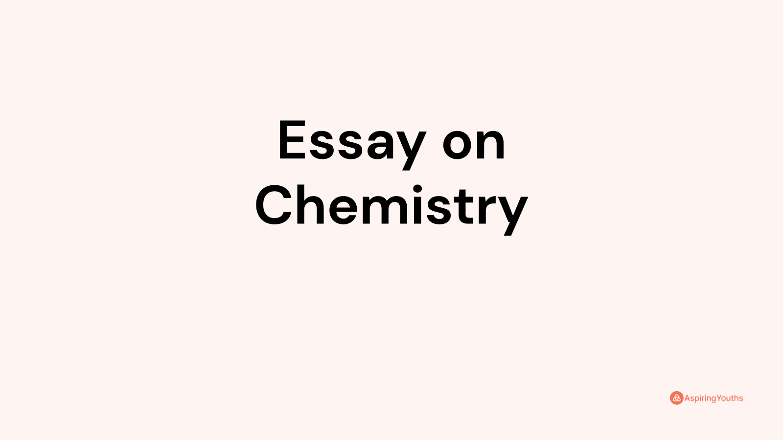 essay-on-chemistry