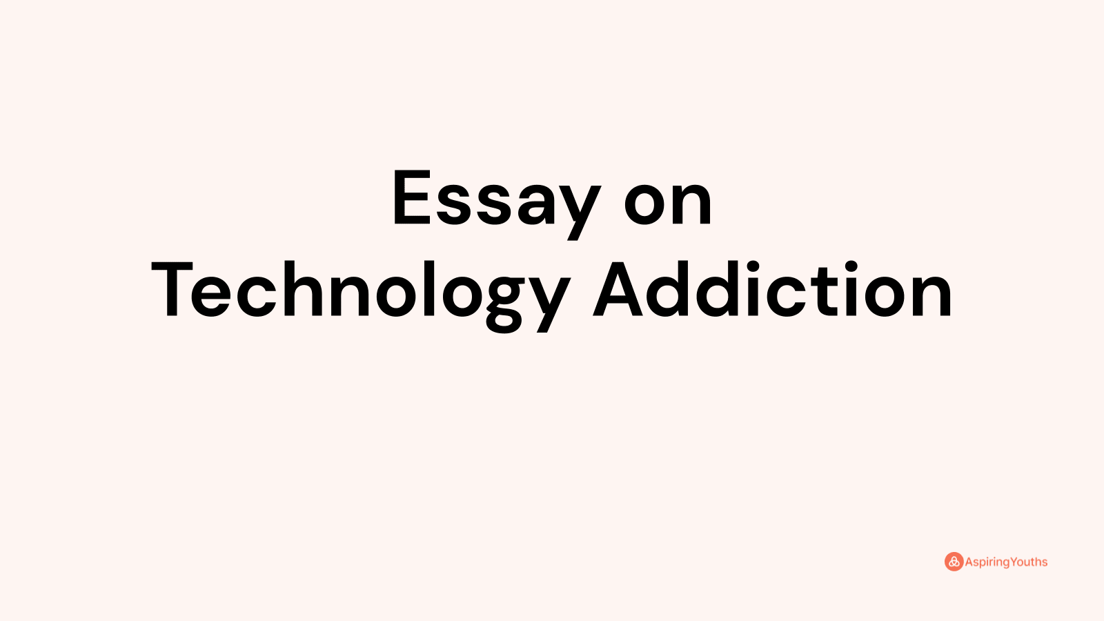 thesis statement on technology addiction