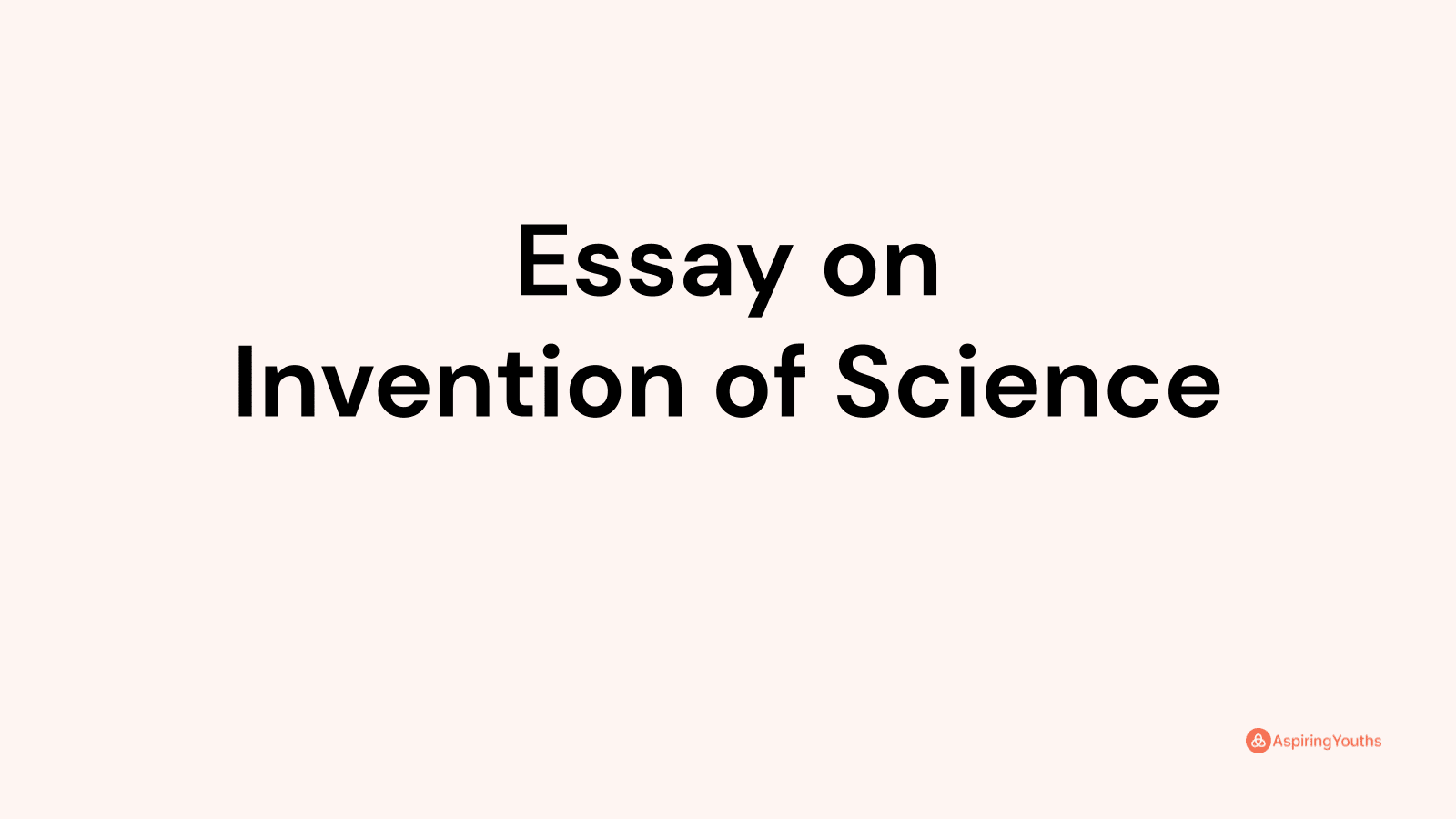 science invention essay