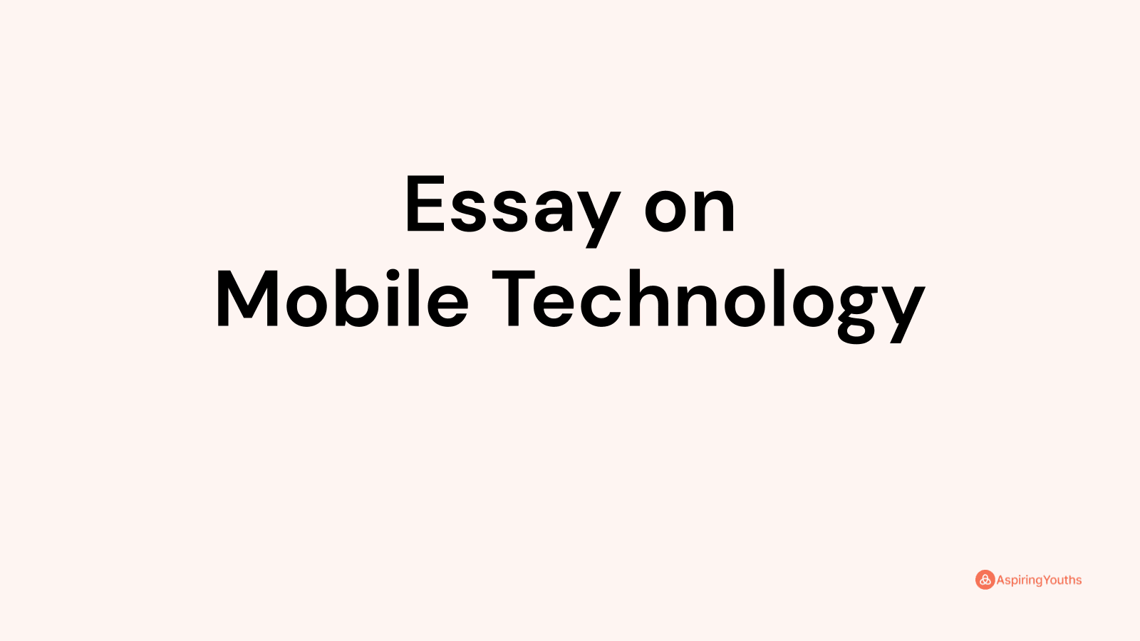 technology smartphone essay