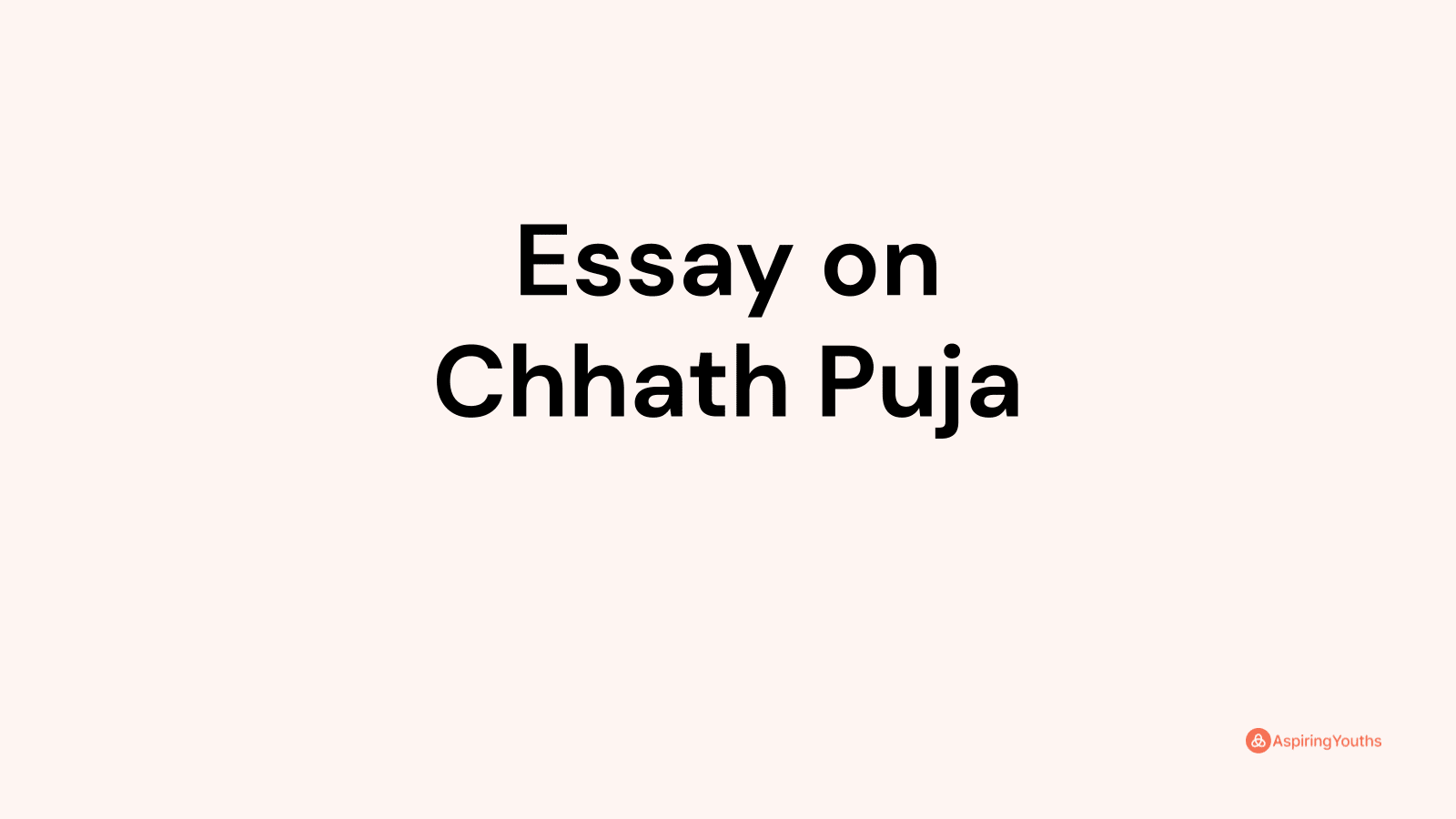 chhath puja essay in english 200 words