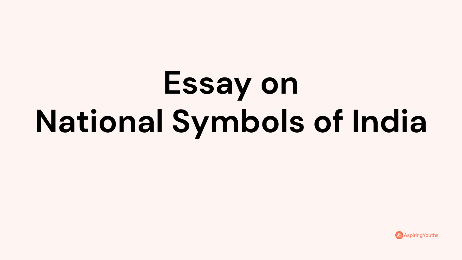 essay on national symbols of india