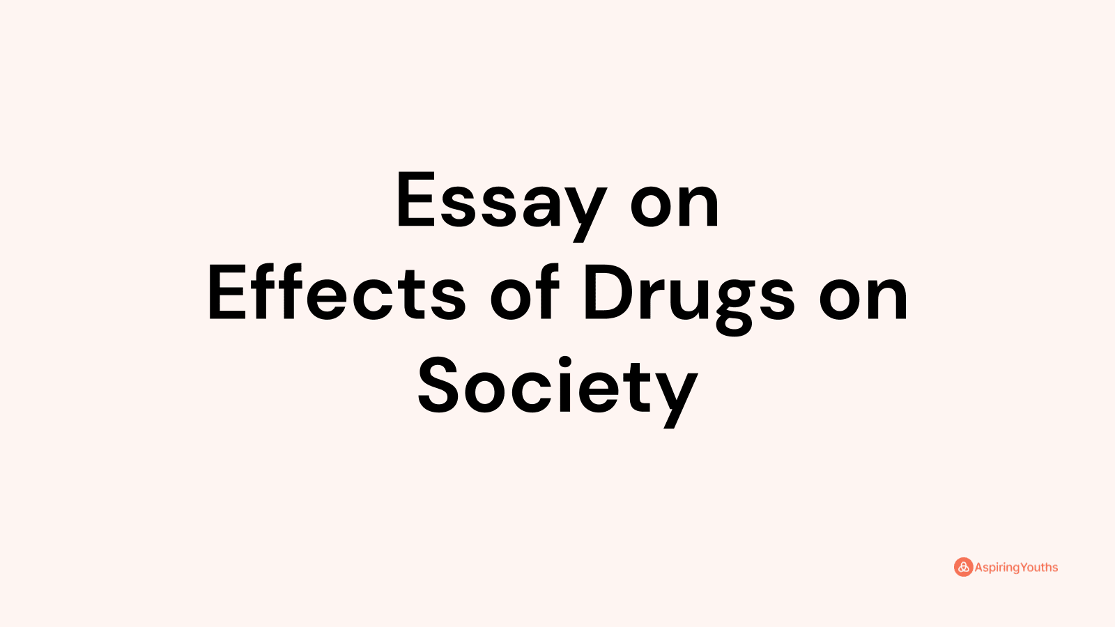 essay on menace of fake drugs in the society