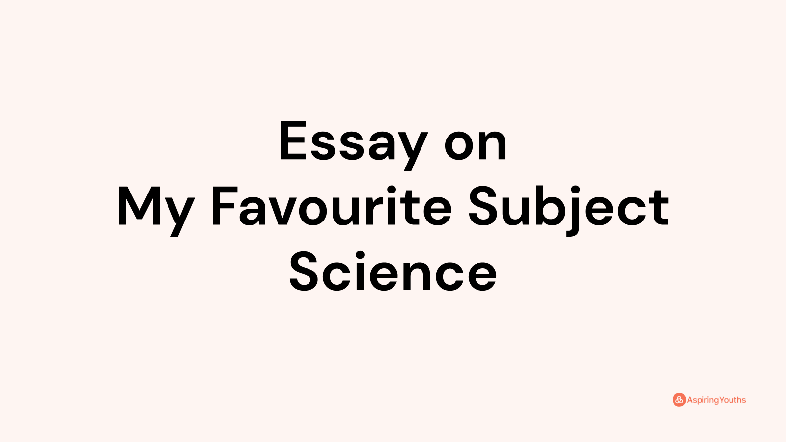 essay on my favourite subject chemistry