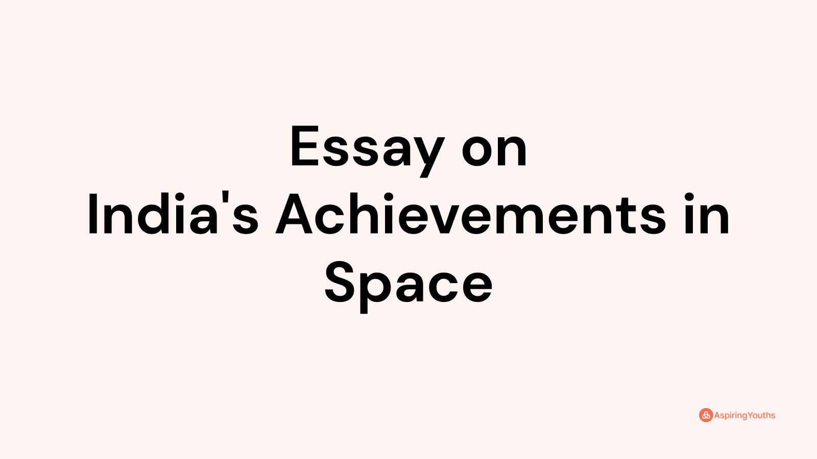 india in space essay