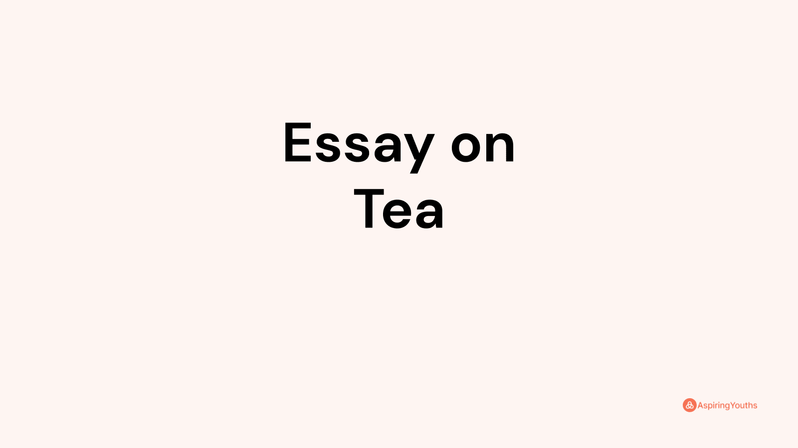 orwell tea essay