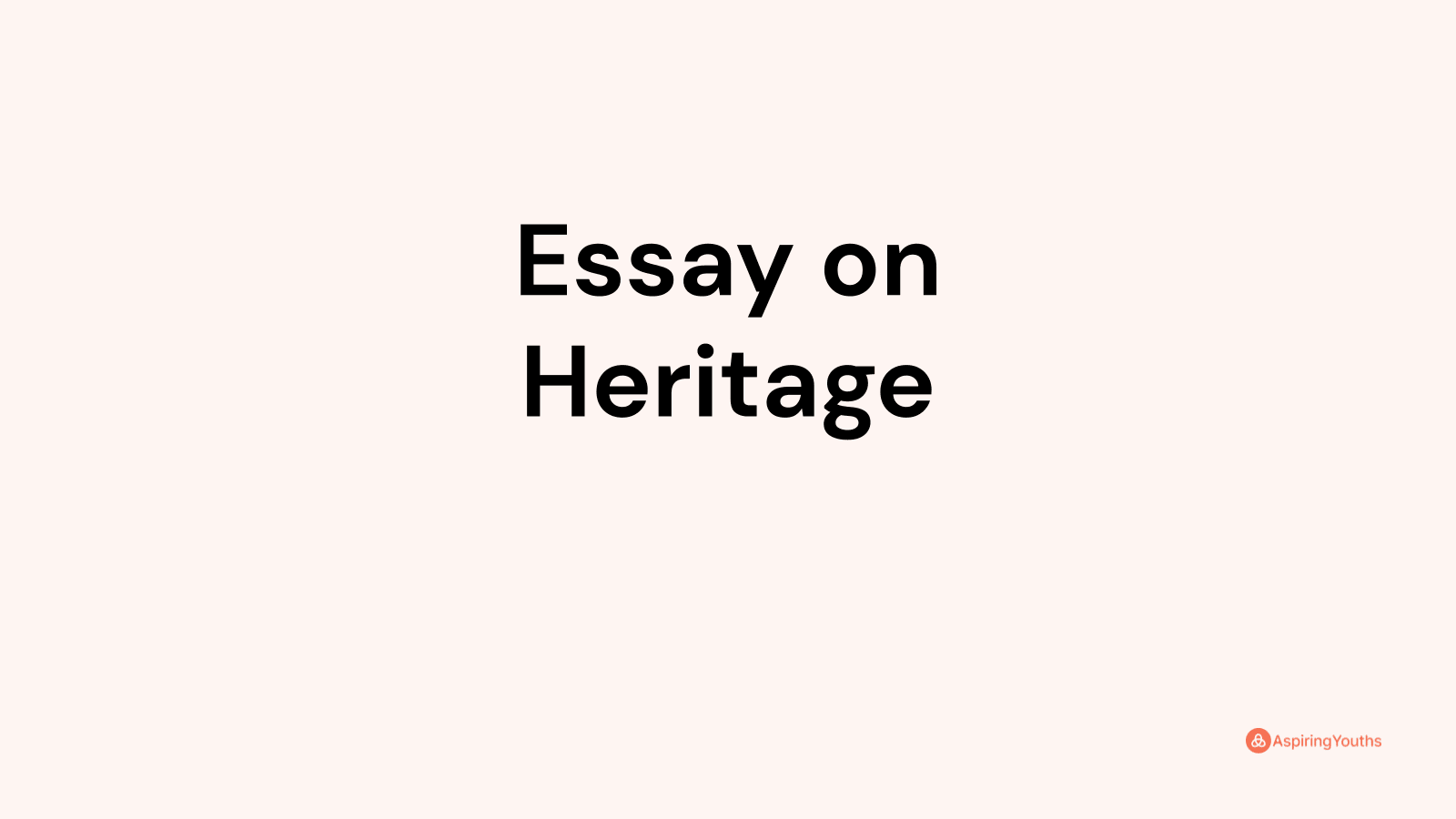 german heritage essay