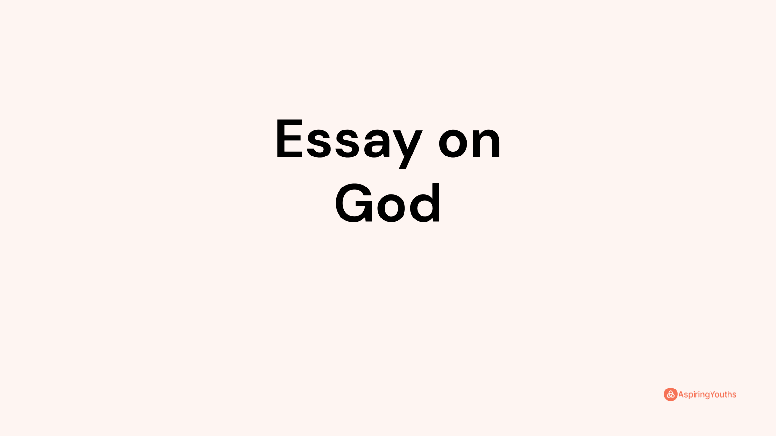 essay-on-god