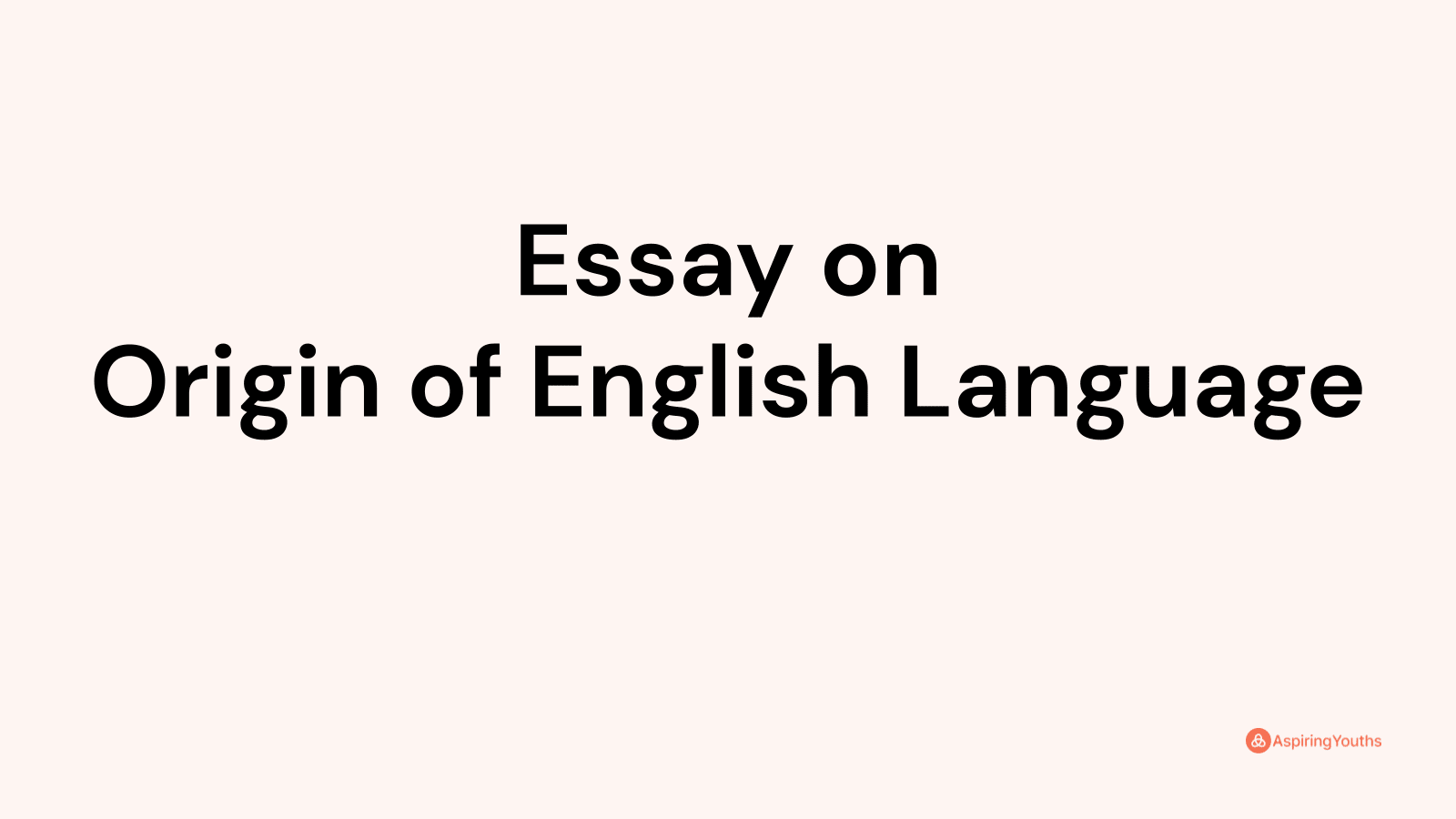 essay-on-origin-of-english-language