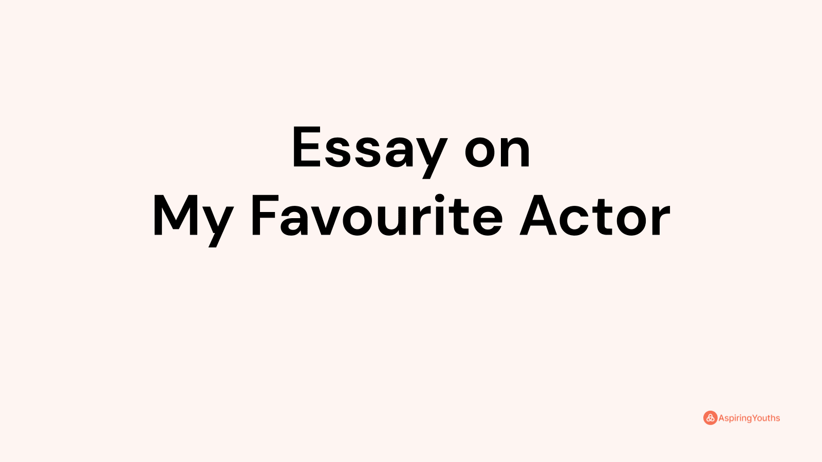 my favourite actor vijay essay in english