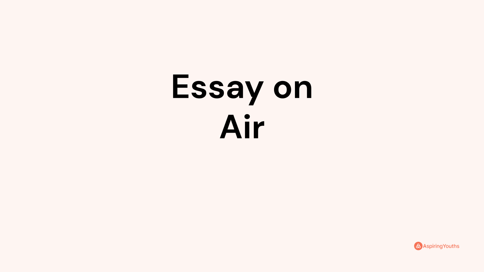 essay-on-air